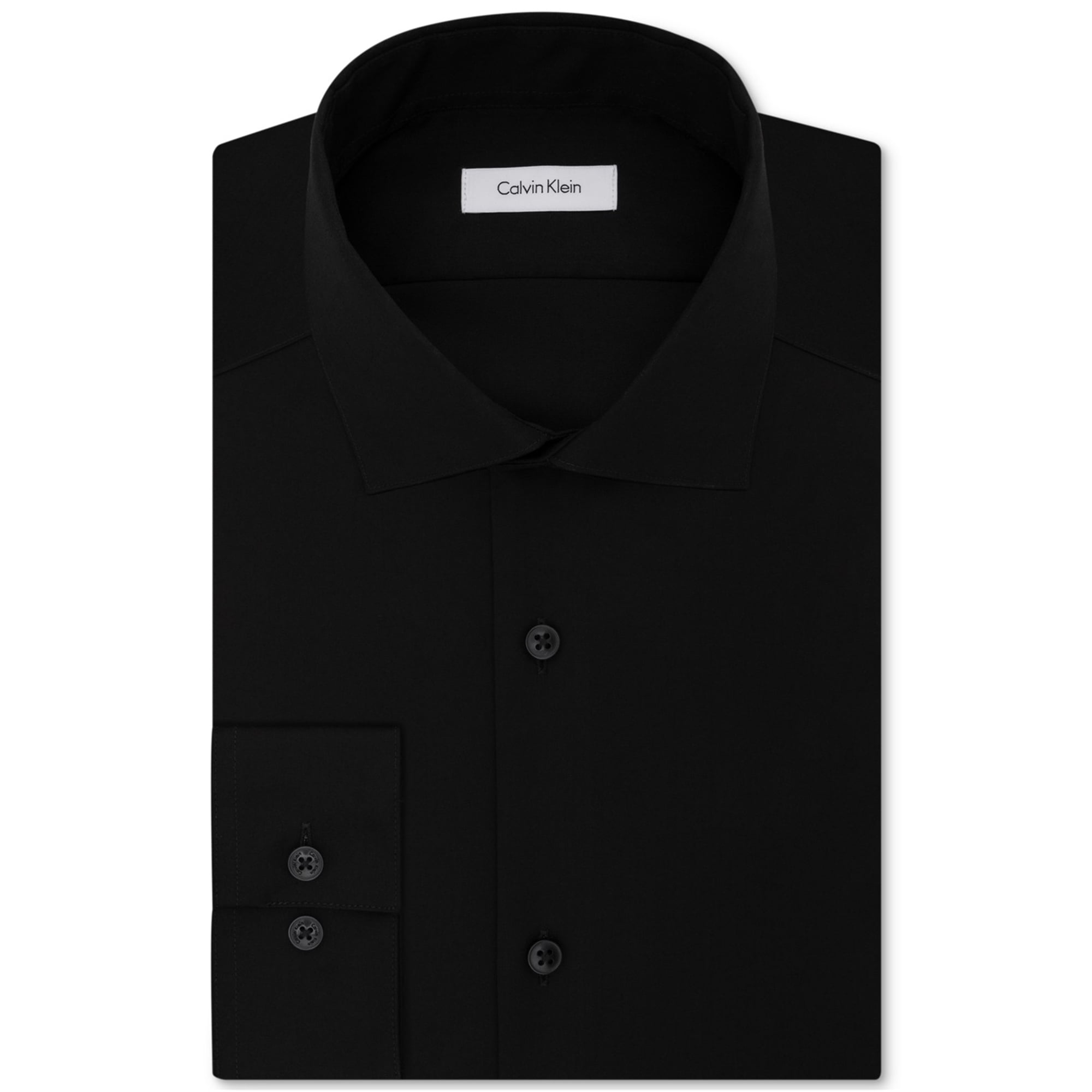 Calvin Klein Mens Performance Non-Iron Button Up Dress Shirt - Walmart.com