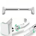 thumbnail image 2 of Zhouqiannn No Drill Adjustable Clothes Rod Curtain Pole Shower Curtain Rod & Wardrobe Hanger Space Saving Support Bar for Home Computer Cleaning Kits Precision Screwdriver Set Cmck200c2 Cmmt99446, 2 of 8