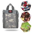 thumbnail image 3 of Paquete de supervivencia de emergencia bolsa médica con 2 pliegues múltiples bandas elásticas bolsillos anchos múltiples compartimentos portátiles para almacenamiento para ANGGREK Otros, 3 of 8