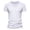 White, variant on Men's V-Neck T-Shirts, Soft Cotton Short Sleeve Casual Slim Fit V Neck T Shirts for Men Army Green L by Awwp