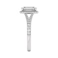 thumbnail image 4 of BEST Jewel 14K White Gold Plated Ring - 1.7 Ct Emerald Cut Moissanite Ring for Women - Split Shank Halo Wedding Ring - Elegant Engagement Jewelry - Ring for Her - Gift for Every Occasion, 4 of 4