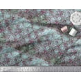 thumbnail image 3 of Soimoi Moss Georgette Fabric Curve Diamond Geometric Decor Fabric Printed Yard 42 Inch Wide, 3 of 3