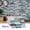 HTP04, variant on Peel and Stick Backsplash Wall Tiles,Self-Adhesive,Oil Proof,Waterproof, Removable Wall Panels for Kitchen & Bathroom,Modern Design, Easy Install (9.68x4.72 inch,48 Pack)