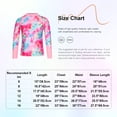 thumbnail image 6 of CHICTRY Kids Girls Tie Dye Upf 50+ Swim Tank Top Rash Guard Shirts Swim Pullover T Shirts Bathing Suits Pink 10, 6 of 6