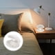 thumbnail image 4 of Lámpara de noche de cerámica, decoración de escritorio, luz de concha, lámpara de mesilla de estilo europeo, blanca, 4 of 7