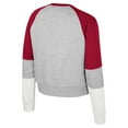 thumbnail image 3 of Girls Youth Colosseum Heather Gray Alabama Crimson Tide Katinka Rhinestone Pullover Sweatshirt, 3 of 3