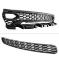 thumbnail image 5 of Ikon Motorsports Whole Kits Compatible With 2015-2023 Dodge Charger Widebody Style Front Rear Bumper W/ SRT Scat Pack Grille + Side Skirts + Fender Flare IKON Matte Black Diffuser Bodykits W/ Lights, 5 of 8