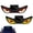 Y1 & Y3, variant on Solar Demon Eye LED Car Window Light, Solar Powered Devil Eyes Car Sign, Dynamic LED Rear Window Ambient Decoration, Activated Flashing & Breathing Modes, Cool Auto Accessories