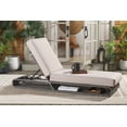 thumbnail image 2 of Safavieh Vale Steel Outdoor Lounge Chairs, Gray, 2 of 15
