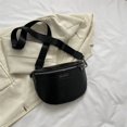 thumbnail image 3 of Retro Chest Bag Versatile PU Fanny Pack Portable for Travel School Shopping Bags, 3 of 10