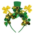 thumbnail image 1 of Diadema ligera para el Día de San Patricio, accesorio para disfraz, accesorios de fotos para mujeres y hombres. Estilo F, 1 of 9