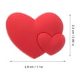 thumbnail image 2 of KAKOWELY 30 pajitas decorativas con forma de corazón de dibujos animados para beber en verano, para fiestas., 2 of 4