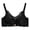 Black, variant on Women’s Bras Womens Wireless Bra, Smooth Comfort Full Coverage Bra White 38