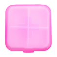 thumbnail image 2 of Soumake Portable Travel 4 Grid Pill Storage Box Case Container Mini Medicine Organizer, 2 of 6