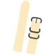 thumbnail image 4 of Correa de reloj de nylon Hugo Pulsera de 3 anillos de acero inoxidable 20mm beige, 4 of 5