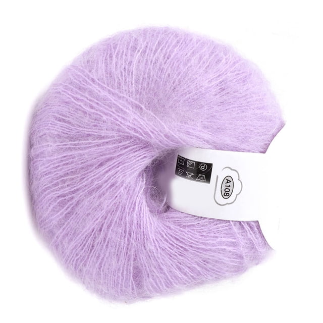 Suave Angola Mohair, Hilo De Lana De Para Bufandas, Suéteres Y Sombreros, Varios Colores, Antibolitas, Antiencogimiento, Cómodo Lavable A Mano, Ideal Para Manualidades