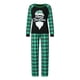 thumbnail image 2 of Conjunto de pijamas familiares a juego de Navidad Fiomva con estampado de dinosaurios de dibujos animados, ropa de dormir para el hogar, pijamas para adultos y niños, 2 of 8