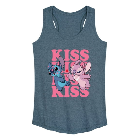 Lilo & Stitch - Kiss Logo - Women's Racerback Tank Top