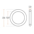 thumbnail image 3 of O-Ring Nitrile Rubber 163.6mm Inner Diameter 175mm OD 5.7mm Width Round Seal, 3 of 3