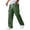 Dark Green, variant on Men's Cargo Pants Relaxed Waffle with Utility Pockets and Drawstring Elastic Waist for Outdoor Daily Wear,Khaki(L)