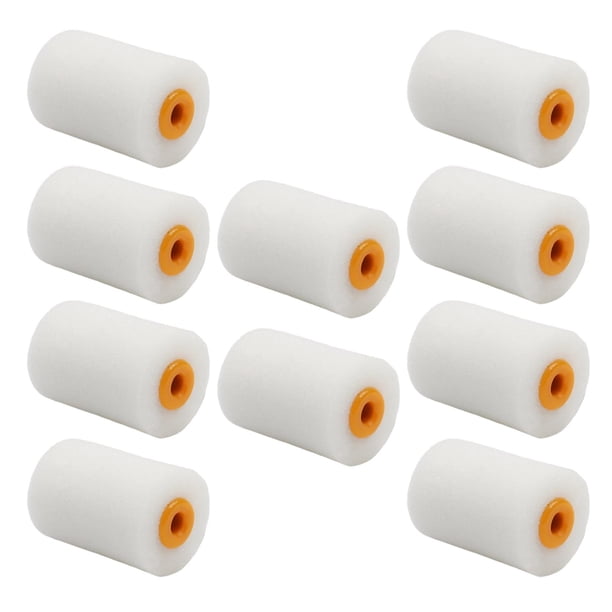 10 Piezas Rodillo de Pintura Accesorios Recambio Herramientas Aplicador Esponja Absorbente Portátil Adecuado para Mejoras en el Hogar Decoración Renovación de Paredes