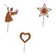 thumbnail image 3 of Estacas de metal decorativas para jardín navideño, microestatua paisajística Juego de 3 piezas estilo B, 3 of 9
