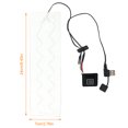 thumbnail image 2 of Almohadilla calefactora eléctrica que calienta la ropa USB 3 niveles para acampar al aire libre en invierno, 2 of 4