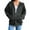 Dark Gray, variant on purcolt Zip Up Hoodie Women Casual Long Sleeve Oversized Sweatshirts Fall Hooded Fleece Y2K Jackets with Pockets