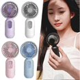 thumbnail image 2 of 2025 New Portable Handheld Fan Multifunctional Desktop Mini Fan for Office, 2 of 5