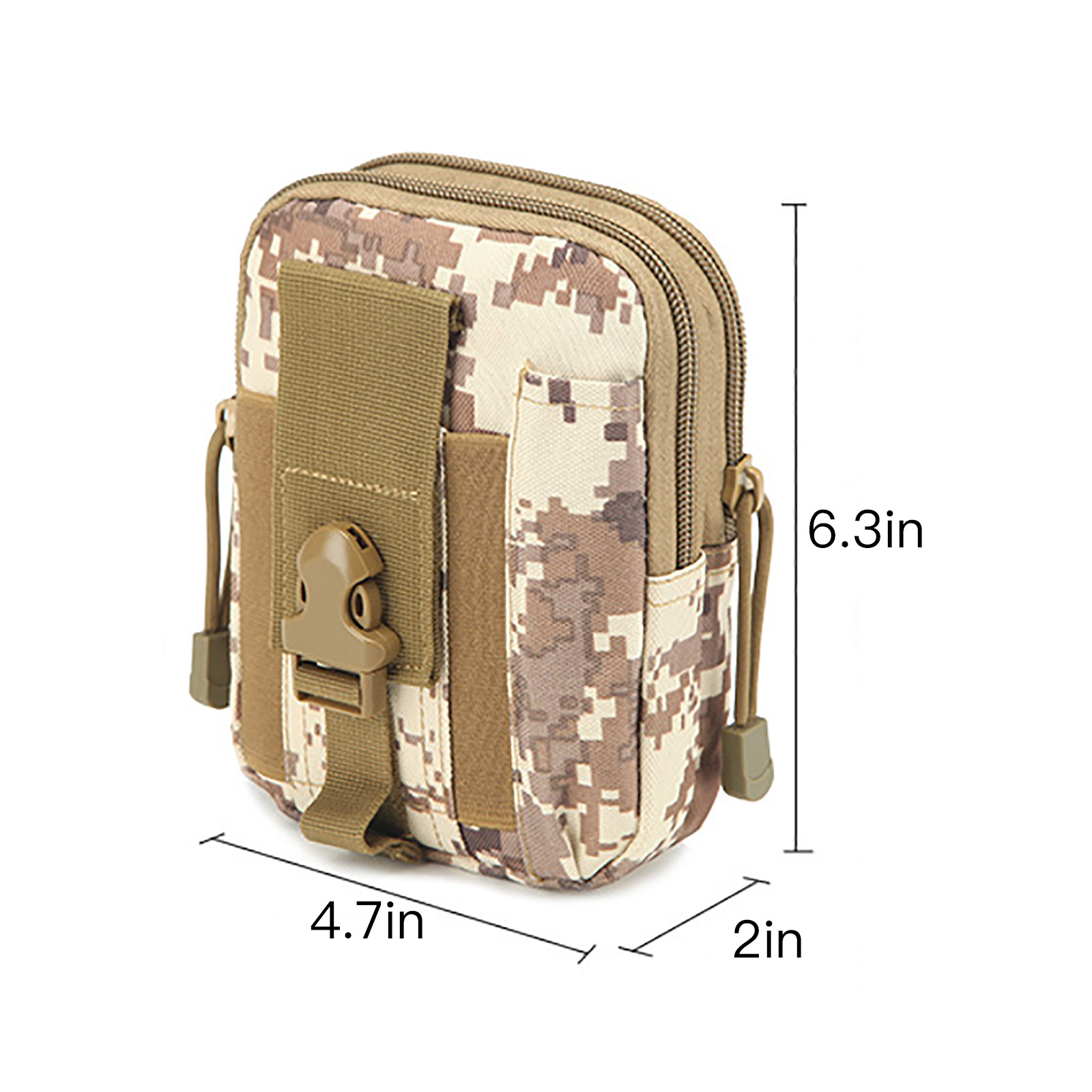 Sugeryy Mobile Phone Bag Pouch Belt Sling Chest Pack Hiking Outdoor Multi-Functional Camo Travel Camping Bags Tactical Backpack - image 5 of 5