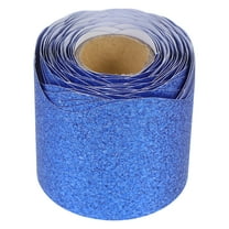Topbathy Blue Glitter Blackboard Border Paper Decorative Bulletin Board Trim for Classroom
