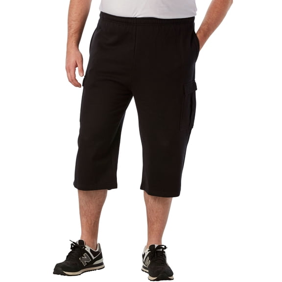 KingSize Men's Big & Tall Fleece Judo Shorts