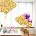thumbnail image 4 of Pungan latex balloon 10pcs Round Matte Latex Balloons Decorative Balloons Birthday Wedding Party Decoration Supplies (Golden)(4.72"X2.36"(LxW)), 4 of 5