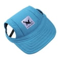 thumbnail image 2 of kladzum Dog Hat for Small Dogs, Dog Baseball Cap Hat, Dog Outdoor Sport Sun Protection Baseball Hat Pet Casual Visor Cap, Summer Travel Sport Hat on Clearance, 2 of 3