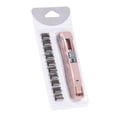 thumbnail image 2 of Haidf Portable Binder Clip Stapler, Reusable Paper Clam Clip Dispenser with 10 Metal Clam Clips, Handheld Push Clip Paper Clam Dispenser for Home, Office and Classroom, 40 Sheets Capacity, Pink, 2 of 8