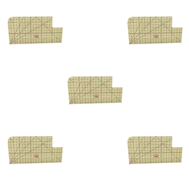 Toystoory Regla de planchado DIY Sastre Costura Confección Herramienta de medición en caliente Costura Arte Ropa Ángulo y Tipo 3 5piezas Toystoory CBP217143