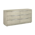 thumbnail image 2 of Abbey 6 Drawer Dresser in Gray Oak Wood, 2 of 5