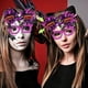 thumbnail image 4 of Gafas de calavera con flecos de Halloween: Gafas de disfraz espeluznantes con bolas de filamento de colores para accesorios de fotos de fiesta, 4 of 6