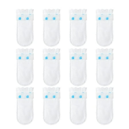 AITOCO Dog Foot Bandage 12X Dog Feet Cover Boots Waterproof Dog Shoes Replacement Covers Pet Feet Socks Protector With Adjustable Adhesive Bandage For Paw Protection improved