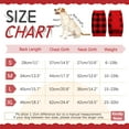 thumbnail image 2 of PUMYPOREITY Dog Sweater Vest Turtleneck Dogs Knitted Sweatshirt, Cold Weather Puppies Grid Pullover Pajamas, Autumn Winter Warm Pet Clothes Christmas Costumes for Small Medium Dogs Cats, 2 of 7