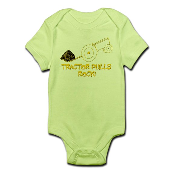 CafePress - Tractor Pulls Rock Infant Bodysuit - Baby Light Bodysuit