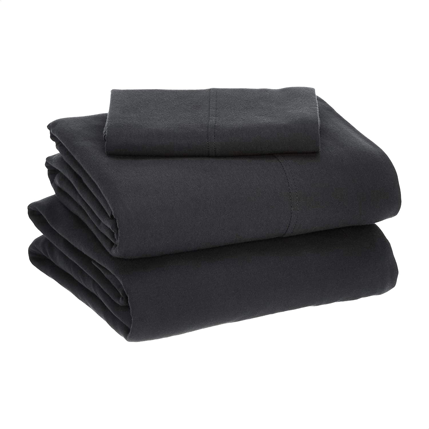 Cotton Jersey Bed Sheet Set Twin XL Black Walmart
