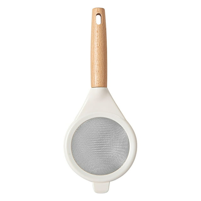 Stainless Steel Flour Sieve Kitchen Household Baking Fine Mesh Sugar Powder Sieve Crush Soy Milk Slag Filter