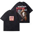 thumbnail image 1 of Renee Rap Bite Me Tour Wash camisetas Cosplay mujeres hombres Camiseta de manga corta de algodón, 1 of 5