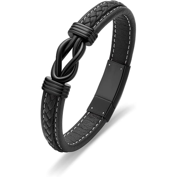 Leather Cremation Bracelet for Ashes Urn Jewelry Stainless Steel Memorial Keepsake Urn Bracelet Bangle Ashes Holder Cuff Bangle