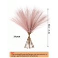 thumbnail image 2 of 10/20pcs 52cm Brown Faux Pampas Grass Artificial Reeds Fluffy Artificial Fake Flower Boho Decor For Wedding Party Decoration, Home Living Room Bedroom, 2 of 4