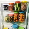 thumbnail image 3 of 16 Pack Colored Plastic Mason Jar Lids for Ball, Kerr and More,8 Regular Mouth & 8 Wide Mouth(Silicone O-Ring Gasket included),Food-Grade Plastic Storage Caps for Mason Canning, 3 of 7