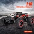 thumbnail image 1 of 1/16 Drift RC Racing Car 40km/h 4WD Camión todoterreno sobre orugas de alta velocidad (rojo), 1 of 4