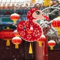 thumbnail image 4 of Year of the Snake 2025 Hanging Decoration Snake Plush Ornaments Zodiac Mascot for Chinese New Year Blessing Souvenir Home Car Window Hanging Pendant Decors, 4 of 5