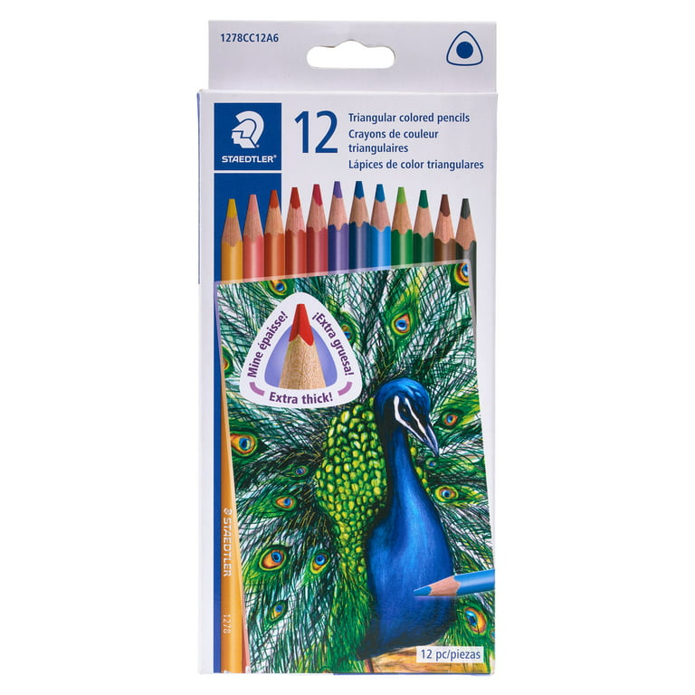 NEW in Box 120 Staedtler Triangular Barrel Colouring Pencils 